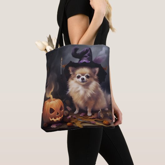 Pompoenen van Pommeren Halloween eng Tote Bag (Dichtbij)
