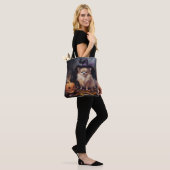 Pompoenen van Pommeren Halloween eng Tote Bag (Op model)