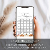 Pompoenen Vind de Gast Baby Bingo Game Kaart