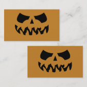 Pompoenen visitekaartjes (Voorkant / Achterkant)