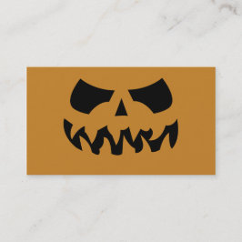 Pompoenen visitekaartjes