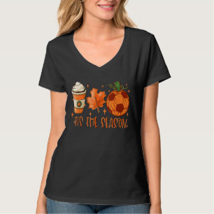 Pompoenen Voetbal is de seizoensgebonden Herfst da T-shirt