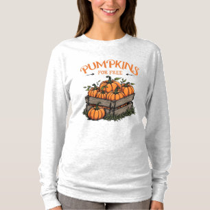 Pompoenen voor gratis - Herfst liefhebbers T-shirt
