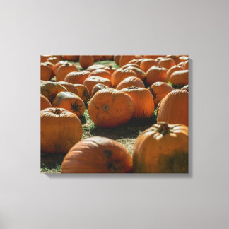 Pompoenen voor Halloween Canvas Afdruk
