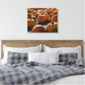 Pompoenen voor Halloween Canvas Afdruk (Insitu (Slaapkamer))