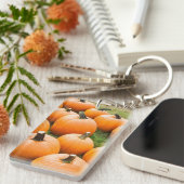 Pompoenen voor verkoop op de markt van een boer sleutelhanger (Voorkant Rechts)