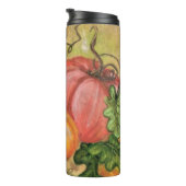 Pompoenen - Waterverf kunst Thermosbeker (Geroteerd rechts)