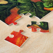 Pompoenen - Waterverf - Legpuzzel (Zijkant)