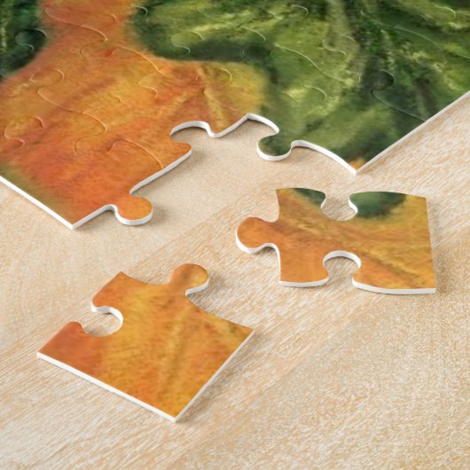 Pompoenen - Waterverf Legpuzzel (Zijkant)