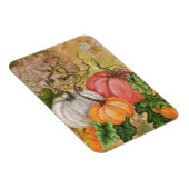 Pompoenen - Waterverf Magneet (Rechterzijde)