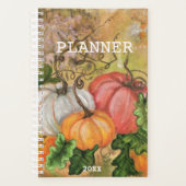 Pompoenen - Waterverf -  Planner (Voorkant)