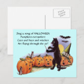  pompoenen zingen briefkaart (Voorkant / Achterkant)