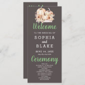 Pompoenen & Zonnebloemen Herfst grijs bruiloft pro (Voorkant / Achterkant)