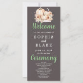 Pompoenen & Zonnebloemen Herfst grijs bruiloft pro (Voorkant)