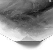 Pompoenen zwart-wit Natuur kunst Poster (Hoek)