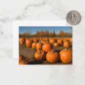 POMPOENENVELD MET BOS NOTITIEKAARTJE (Voorkant / Achterkant in situ)