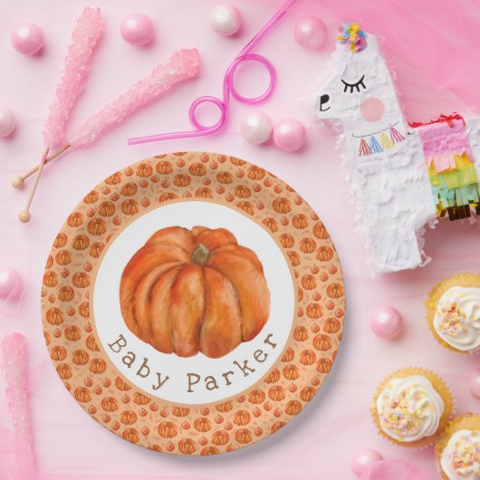 pompoenfeest papieren bordje (Feest)