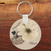 pompoenfleur sleutelhanger (Achterkant)