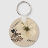 pompoenfleur sleutelhanger (Achterkant)