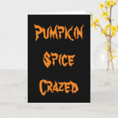 Pompoengek van Pumpkin Spice Kaart (Gele Bloem)