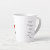 Pompoengekkoester | Monogram Latte Mok (Rechterhoek)