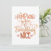 Pompoengekruid & Alles Er Is Leuk Kaart (Staand voorkant)