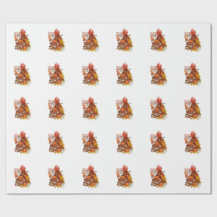 Pompoengekruid en Alles Wat Leuk is Herfst Kippen  Cadeaupapier