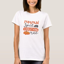 Pompoengewürz en Alles is Leuk T-shirt