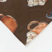 Pompoengewurz Geistjes Fleece Deken (Hoek)