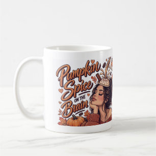 Pompoengewurzeldrank op de Hersenen Herfst Koffie  Koffiemok