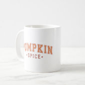 Pompoengewuurze Gepersonaliseerd Koffiemok (Voorkant links)