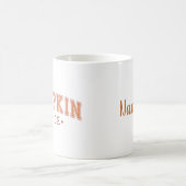 Pompoengewuurze Gepersonaliseerd Koffiemok (Center)