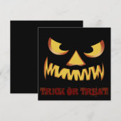 Pompoengezicht 2 kaart (Voorkant / Achterkant)