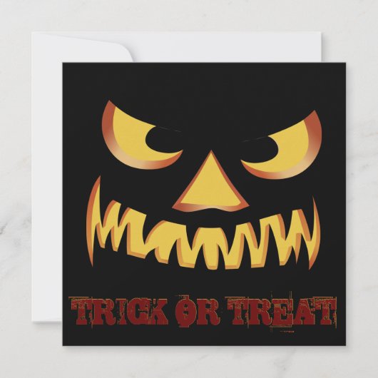 Pompoengezicht 2 kaart (Voorkant)