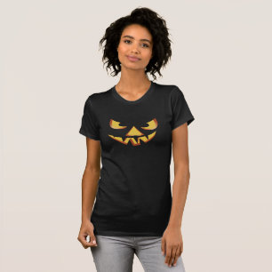 Pompoengezicht 3 voor Halloween T-shirt