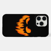Pompoengezicht iPhone Hoesje (Achterkant horizontaal)