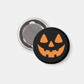 Pompoengezicht, Jack O Lantern Magneet (Voorkant / Achterkant)