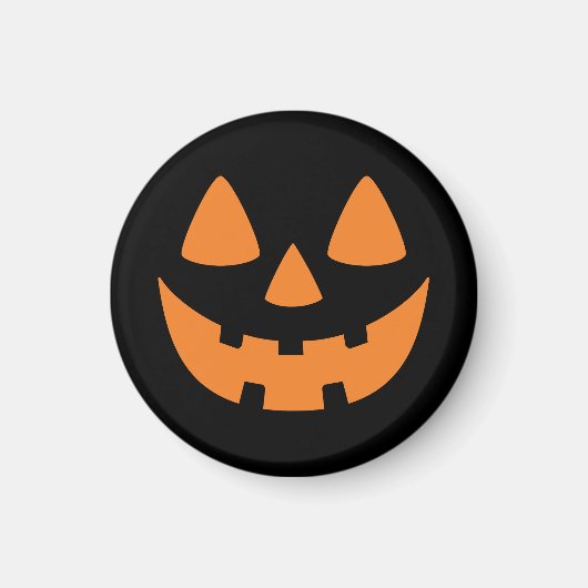 Pompoengezicht, Jack O Lantern Magneet (Voorkant)