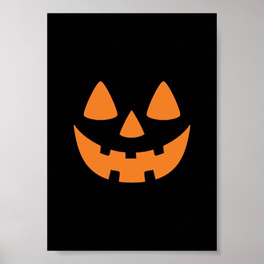 Pompoengezicht, Jack O Lantern Poster (Voorkant)