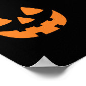 Pompoengezicht, Jack O Lantern Poster (Hoek)
