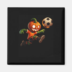 Pompoengezicht Voetbal Halloween Kostuum Mannen Jo Magneet