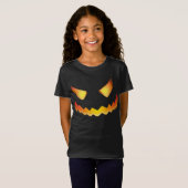 Pompoengezicht voor Halloween... T-shirt (Voorkant volledig)
