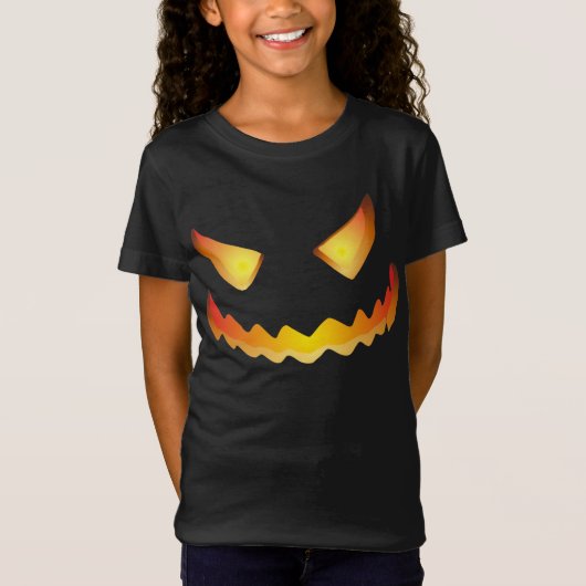 Pompoengezicht voor Halloween... T-shirt (Voorkant)