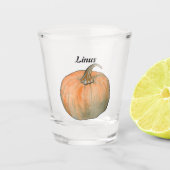 Pompoenglas Shot Glas (Voorkant)