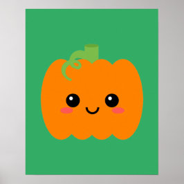 Pompoengrafische poster, Kinderkamer Muur Kunst Poster