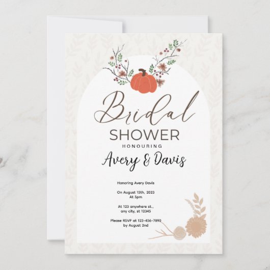 Pompoengras Vrijgezellenfeest Kaart (Voorkant)