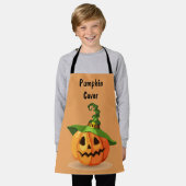 pompoengrot schort (Gedragen)