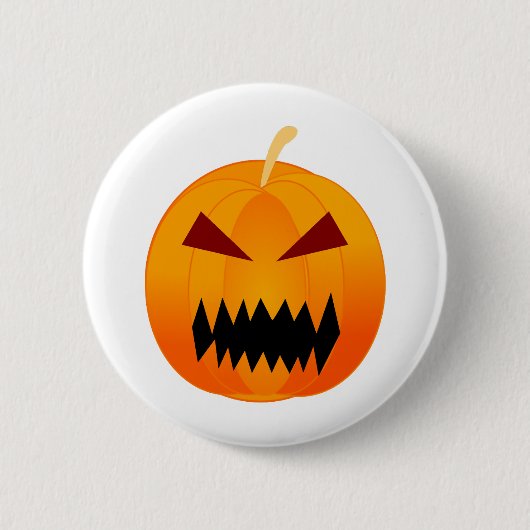 pompoenhalloween ronde button 5,7 cm (Voorkant)