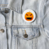 pompoenhalloween ronde button 5,7 cm (In situ)