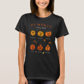 Pompoenhandleiding Halloween Pumpkin  T-shirt (Voorkant)